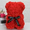 Dried Flowers Romantic Valentines DayCreative Eternal Flower Rose Bear Christmas Gift Hug Wedding Decoration 230923