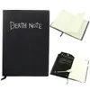 Blocs de notas A5 Anime Death Note Notebook Set Diario de cuero y pluma de pluma Diario Death Note Pad para regalo D40 230923