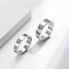 Gold Love Ring Design For Men Loves Titanium Steel Diamond Luxury Mens Designer Silver Rings Women Designs Fashion Smyckes Womens 295y