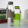 Water Bottles 550ML Portable Rope Glass Bottle Travel Outdoor Fruit Juice Kettle Drink Cup Directly Stainless Steel Tea Strainer 230923