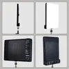 Flash Heads Po Studio LED 3000K-6500K Video Fill Lamp Light Painel Pogal Iluminação com tripé Stand Long Arm EU Plug para transmissão ao vivo 230922