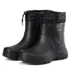 Boots Winter Windproof Cotton Boots Men Men Men Warm Light Onboolots Fashion Black Black on Rain Shoes Men Waterproof Work Boot 230922