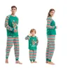 Family Matching Outfits Xmas Family Matching Pajamas Set Merry Christmas Letter Print PJs Outfits Deer Top and Plaid Pants Jammies Sleepwear 230923