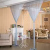 Curtain 1x2m Shiny Curtains Tassel Silver Line String Valance Living Room Divider Wedding DIY Home Decor 230923