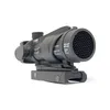 ACOG 4x32 نطاق مصدر الألياف الأحمر الألياف البصريات البصريات البصرية Airsoft 4x Machifier Chevron Glass المحفور مع غطاء واقعي Killflash