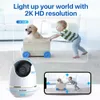 Kamery IP ZOSI Dome Camera 3MP HD Pan/Tilt/Zoom bezprzewodowy system nadzoru bezpieczeństwa Wi-Fi dwukierunkowy monitor audio/niania/zwierzaka 230922