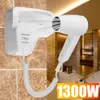 Secadores de cabelo 1300W Secador de cabelo montado na parede el Ventilador de íon negativo Vento forte Banheiro Banheiro Homestay Secador de cabelo Ferramentas de secagem doméstica 230922