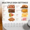 MIUI 3,5 l Heißluftfritteuse ohne Öl zum Kochen zu Hause, mechanische elektrische Heißluftfritteuse, ölfreies Backen, Pommes Frites/ganzes Hähnchen, klassisch