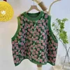 Women's Sweaters Baggy Floral Sweater Vests Women Harajuku Y2k Vintage Ulzzang All-match Cozy Knitted Aesthetic Literary Korean Style 230922