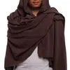 Scarves Stylish Male Hood Cloak Solid Color Cold Protection Skin-touch Medieval Costume