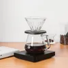 Skale gospodarstw domowych Timemore Basic plus czarne lustro nalej kawę i espresso Skala Podstawowa elektroniczna automatyczna skala kuchenna 0 1G 2KG 230923