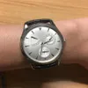 Man Watch Luksus zegarek ze stali nierdzewnej Style biznesowy mechaniczny ruch mechaniczny Nowe zegarki skórzany pasek 228n