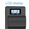 Camera Chargers LCD Dual USB Battery Charger för LP-E6 LP E6 LPE6 Camera Battery Pack 5D Mark III 7D 60D EOS 6D 70D 80D 230923