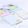 Notities Groothandel Nieuwigheid Cactus Leuke Stickers Planner Kawaii Sticky Briefpapier Memo Pad Papeleria Kladblok Stick1 Drop Delivery Office Otocf