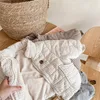 Пуховое пальто с оленем jonmi, зимние детские утепленные пальто в клетку, корейский стиль, детская теплая верхняя одежда с флисовой подкладкой 230922