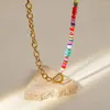 Ketten Frauen Halskette Dekorative Halskette Edelstahl Halsband Verlobung Jahrestag Schmuck Dressing Dekoration