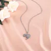 Pendentif Colliers 1set Couple Collier Coeur Goutte Collier Colliers En Acier Inoxydable Bijoux De Mode Amant Cadeau De La Saint-Valentin