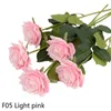 Fiori decorativi Simulazione Rosa Rosa Peonia di seta Artificiale Falso Fai da te Decorazione del giardino domestico Festa di nozze Bouquet Fiore da tavolo