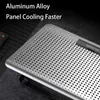 Охлаждающие подставки для ноутбука ICE COOREL Охлаждающий вентилятор для радиатора ноутбука Подставка для ноутбука Алюминиевый сплав 2 USB-порта 11-19-дюймовая подставка-кулер для ноутбука для игр L230923