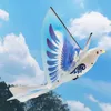 Vendita all'ingrosso di uccelli spaziali elettrici lanciati a mano, nuovi e unici giocattoli da pavimento per bambini con simulazione luminescente di uccelli volanti