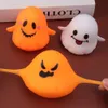 Halloween Supplies 124pcs Cute Ghost Glow Toys Squeeze Slow Rebound Action Figure Pranks A Childrens Decompression Toy Gifts 230923