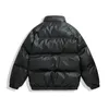 Parkas pour hommes 2023 épaissir couleur unie hommes surdimensionné chaud hiver manteaux en cuir Harajuku mode mâle lâche coton rembourré vestes 230922