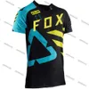 Men's Downhill Jerseys Fox Cup Mountain Bike MTB Shirts Offroad DH Motorcycle Jersey Motocross Sportwear Racing Bike