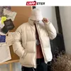 Męskie Parkas Lappster Mężczyźni HARAJUKU Kolorowy bąbelkowy płaszcz zimowa kurtka męska streetwear Hip Hop Parca Korean Black Ubrania Puffer Kurtki 230922