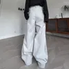 Pantaloni da uomo SYUHGFA Pantaloni Stile Coreano Trend Cargo Autunno Ginocchio Pieghettato Multi Tasca Tuta Casual Maschile Allentato Piega