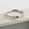 Hochzeit Ringe 316L Edelstahl Gold Farbe Ring Kristall Für Frauen Paar Finger Geschenk Tropfen