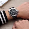 Goldenhour świetliste skórzane męskie zegarek reloj hombre sport wojskowy męski zegarki armii ręka zegarek relogio masculino251n