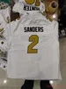 2023 Anpassad S-6XL NCAA Colorado Buffaloes Football Jersey 2 Shedeur Sanders 10 Xavier Weaver 3 Dylan Edwards 12 Travis Hunter 21 Shilo Sanders 7 Cormani McClain Woods