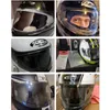 Hełmy rowerowe hełmy Soman Universal Visor Film Anti Fog Motorcycle Hełm dla AGV Shoei HJC X14 K5 K3SV K1 Moto Akcesoria Antifog Le