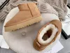 Women Platform Mini 5854 Boot Real Leather Thick Bottom Boots Fur Booties Cowboy Winter Warm Cotton Booties