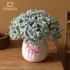 Fiori secchi WQNJIN Artificiale Gypsophila Breath Wedding Piccola composizione floreale fresca finta Decorazione domestica 230923