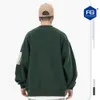 Мужские толстовки Fgss Wear | Осень/зима, новый модный брендовый однотонный повседневный универсальный флисовый свободный свитер с круглым вырезом для мужчин0w9b0w9b