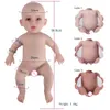 Bambole U-charmmore 14,5 pollici 1,6 kg Corpo intero in silicone Bebe Reborn Doll Bambole morbide Realistic Girl Baby Fai da te Giocattoli vuoti per bambini 230923