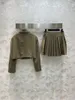 Women's Tracksuits 2023 Early Autumn Products Short Suit Pleated Skirt This Year's Most Collocation Show Tall And Thin