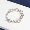 Chain Bracelet with micro-openings Design Circle Fashion Stainless Steels Twist Cable Wire Bracelet with Toggle Clasp for Women Men