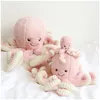 Plush Pillows Cushions 1 pcs Customized Size Octopus Stuffed Toys For Baby Kids Birthday Christmas Children Kid Gifts Cute Tako Dolls 230922