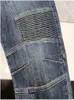 Jeans pour hommes Luxe B Marque Moto Haute Qualité Hommes Designer Vintage Casual Pantalon Droit Street Fashion Summer Plus