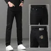 New JEANS Pants pant Men's trousers HHicon Stretch Autumn winter close-fitting jeans cotton slacks washed straight business casual XL9631-2