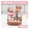 Objets décoratifs Figurines Grands-parents Modèle Ornement Creative Sweety Lovers Couple Ornements Décoration de maison moderne Living Roo Dhqmk