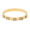 Bracelet Design en acier inoxydable multi-zircon Bracelet pour femmes hommes romantique cristal fête cadeau Couple bijoux Bracelet