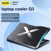 Laptop Lapts Nuoxi Q3 Gaming Laptop Cooler z sześcioma wentylatorami przenośna podkładka do chłodzenia notebookowego stojak kompatybilny z 10-18 cali MacBook Tablet PC L230923