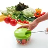 Manuale aglio blender robot da cucina alimentari triturato vegetale frutta trita