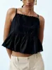 Dames Tanks Zomerkleding Zoete Straat Babes Pure Liefde Geborduurde Bretels Slim Fit Tube Top Lek Terug Jas