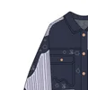 Diseñador Mujer Chaquetas de mezclilla Estilo delgado Parkas abajo para dama con cremalleras de letras Botón Budge Primavera Otoño Abrigo Chaqueta de moda Denims Mangas largas Abrigos cortos