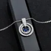 Marques de mode pendentif rond collier bijoux femme anniversaire bijoux cadeau nouvelles filles argent plaqué cou bijoux accessoires cadeau301x