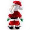 Dekoracje świąteczne Dancing Electric Musical Toy Santa Claus lalka twerking śpiewanie
